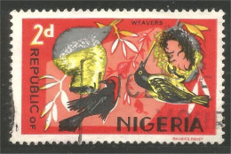 XW01-0771 Nigeria Oiseau Bird Vogel Uccello Weavers Tisserand  - Nigeria (1961-...)