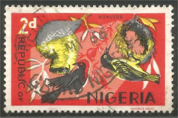 XW01-0772 Nigeria Oiseau Bird Vogel Uccello Weavers Tisserand  - Nigeria (1961-...)