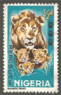 XW01-0761 Nigeria Lion Lionne Lionness Lowe Cub Lionceau Félin Feline Leone  - Nigeria (1961-...)
