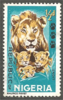 XW01-0763 Nigeria Lion Lionne Lionness Lowe Cub Lionceau Félin Feline Leone  - Andere & Zonder Classificatie