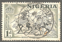 XW01-0735 Nigeria Cavaliers Bornu Horsemen  - Horses