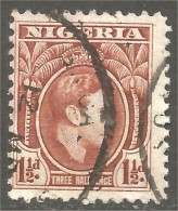 XW01-0727 Nigeria George VI 1938 1 1/2 D  - Familles Royales