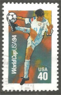XW01-0712 USA 1994 Football Soccer 40c World Cup Coupe Monde - Gebruikt
