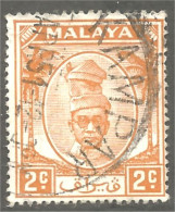 XW01-0709 Malaya President 2c Jeune Yellow - Malaysia (1964-...)