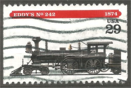 XW01-0684 USA 1994 Train Locomotive EDDY'S No 242 1874 Railways - Eisenbahnen