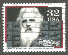 XW01-0670 USA 1996 Pioners Communication Pionniers Eadweard Muybridge Photographe Photographer - Used Stamps