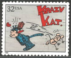 XW01-0657 USA 1995 Comic Strip Cartoon Bande Dessinée Krazy Kat Cat Chat Mouse Souris - Comics