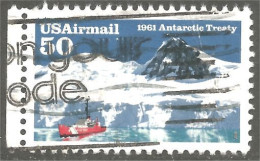 XW01-0638 USA 1991 Antarctic Treaty Traité Antarctique Bateau Boat Ship Schiff - 3a. 1961-… Gebraucht