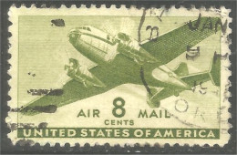 XW01-0620 USA 1944 Twin-Motored Transport Plane 8c Avion Airplane - Andere & Zonder Classificatie