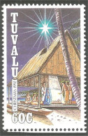 XW01-0589 Tuvalu Christmas Noel 1072 Église Church Weihnachten Kirche Mint No Gum - Noël