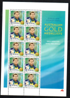 SPORTS  - AUSTRALIA - 2000 - OLYMPICS WINNER FAIRWEATHER SHEETLET OF 10  MINT NEVER HINGED - Bogenschiessen