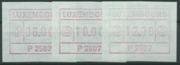 Luxemburg 1983 Automatenmarke 1 Satz 3 Werte Automat P2507 Postfrisch - Viñetas De Franqueo