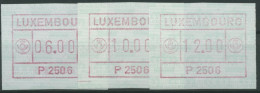 Luxemburg 1983 Automatenmarke 1 Satz 3 Werte Automat P2506 Postfrisch - Viñetas De Franqueo