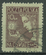 Polen 1927 Für Die Volksschulen 247 Gestempelt - Oblitérés