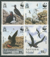 Ascension 1990 WWF Naturschutz Adler-Fregattvogel 521/24 Postfrisch - Ascension (Ile De L')