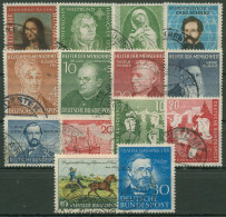 Bund 1952 Jahrgang (148/61) Komplett Gestempelt - Used Stamps