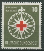 Bund 1953 125. Geburtstag Von Henri Dunant, Rotes Kreuz 164 Mit Falz - Ongebruikt
