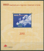 Portugal 1996 OSZE Wolkenbild Europas Block 123 Postfrisch (C91207) - Blokken & Velletjes