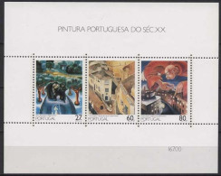 Portugal 1988 Gemälde Im 20. Jh. Block 61 Postfrisch (C91094) - Blocks & Kleinbögen