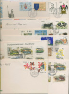 Irland 1987 Kompletter Jahrgang Ersttagsbriefe 613/39 FDC (X18676) - FDC