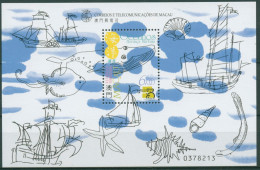 Macau 1999 AUSTRALIA '99 Maritimes Erbe Bartenwal Block 64 Postfrisch (C6884) - Blocks & Sheetlets