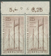 Berlin 1956 Deutsche Industrie-Ausstellung Mit Bogen-Nr. 157 Bg.-Nr. Postfrisch - Ongebruikt