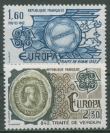 Frankreich 1982 Europa CEPT Ereignisse Römische Verträge 2329/30 Postfrsich - Unused Stamps