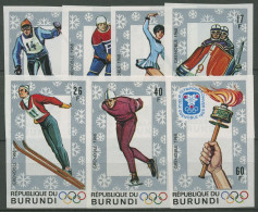 Burundi 1968 Olympische Winterspiele In Grenoble 386/92 B Postfrisch - Ungebraucht