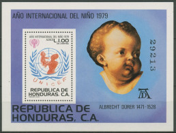 Honduras 1980 Jahr Des Kindes UNICEF Gemälde Dürer Block 32 Postfrisch (C97340) - Honduras