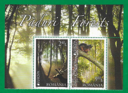 Rumänien / Románia  2011  Mi.Nr. 6522 / 23 , EUROPA CEPT / Der Wald - Gestempelt / Fine Used / (o) - 2011