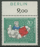 Berlin 1967 Wohlfahrt: Frau Holle M. Oberrand Inschrift BERLIN 311 Postfrisch - Unused Stamps