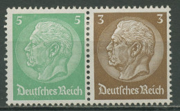 Deutsches Reich Zusammendrucke 1934 Hindenburg W 60 Mit Falz - Zusammendrucke