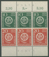Berlin 1956 100 Jahre Verein Dt. Ingenieure 138/39 Mit Bogen-Nr. Postfrisch - Nuevos