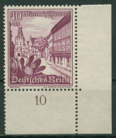 Deutsches Reich 1938 Winterhilfswerk WHW Ostmark 683 Ecke 4 Postfrisch - Nuevos