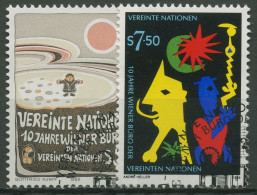 UNO Wien 1989 10 Jahre Wiener Büro Gemälde 94/95 Gestempelt - Used Stamps