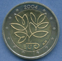 Finnland 2 Euro 2004 EU-Erweiterung, Lose In Kapsel, St (m1486) - Finlande