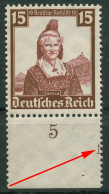 Dt. Reich 1935 Nothilfe Volkstrachten Mit Platten-Nr., 594 Pl.-Nr. 1 Postfrisch - Nuovi