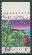 Weihnachts-Insel 1993 Weihnachten Fregattvogel 390 Gestempelt - Christmaseiland