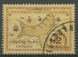 Weihnachts-Insel 1993 350 Jahre Entdeckung Der Weihnachts-Insel 391 Gestempelt - Christmaseiland