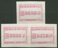 Finnland ATM 1982 Kl. Posthörner Grundlinie Fehlt Satz ATM 1.1 IV S 1 Postfrisch - Vignette [ATM]