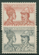 Tschechoslowakei 1952 Afrikaforscher Emil Holub 707/08 Postfrisch - Unused Stamps