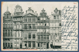 Brüssel Maison Des Corporations, Gelaufen 1905 (AK4584) - Monuments, édifices