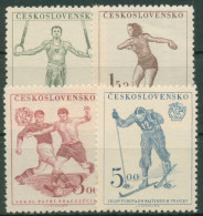 Tschechoslowakei 1951 Sport Turnerbund SOKOL 671/74 Postfrisch - Ungebraucht