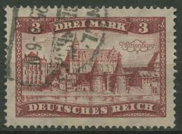 Deutsches Reich 1924 Freimarke Bauwerke Marienburg 366 Gestempelt - Usados