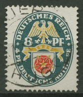 Deutsches Reich 1929 Nothilfe Wappen Lippe-Detmold 431 Gestempelt - Gebraucht
