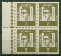 Bund 1961 Bedeutende Deutsche, 4er-Block Aus MHB 347 Yb SR Li. Postfrisch - Neufs