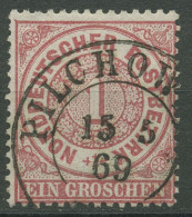 Norddeutscher Postbezirk NDP 1869 1 Groschen 16 Mit PR-K2-Stempel PILCHOWITZ - Usados