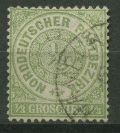 Norddeutscher Postbezirk NDP 1869 1/3 Groschen 14 Gestempelt - Oblitérés