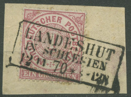 Nordd. Postbezirk NDP 1869 1 Gr. 16 (2) Mit R3-Stempel LANDESHUT I. SCHLESIEN - Oblitérés