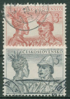Tschechoslowakei 1952 Afrikaforscher Emil Holub 707/08 Gestempelt - Used Stamps
